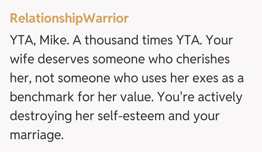 Comentariu de la RelationshipWarrior