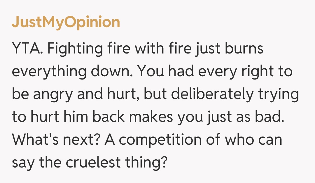 Comentariu de la JustMyOpinion