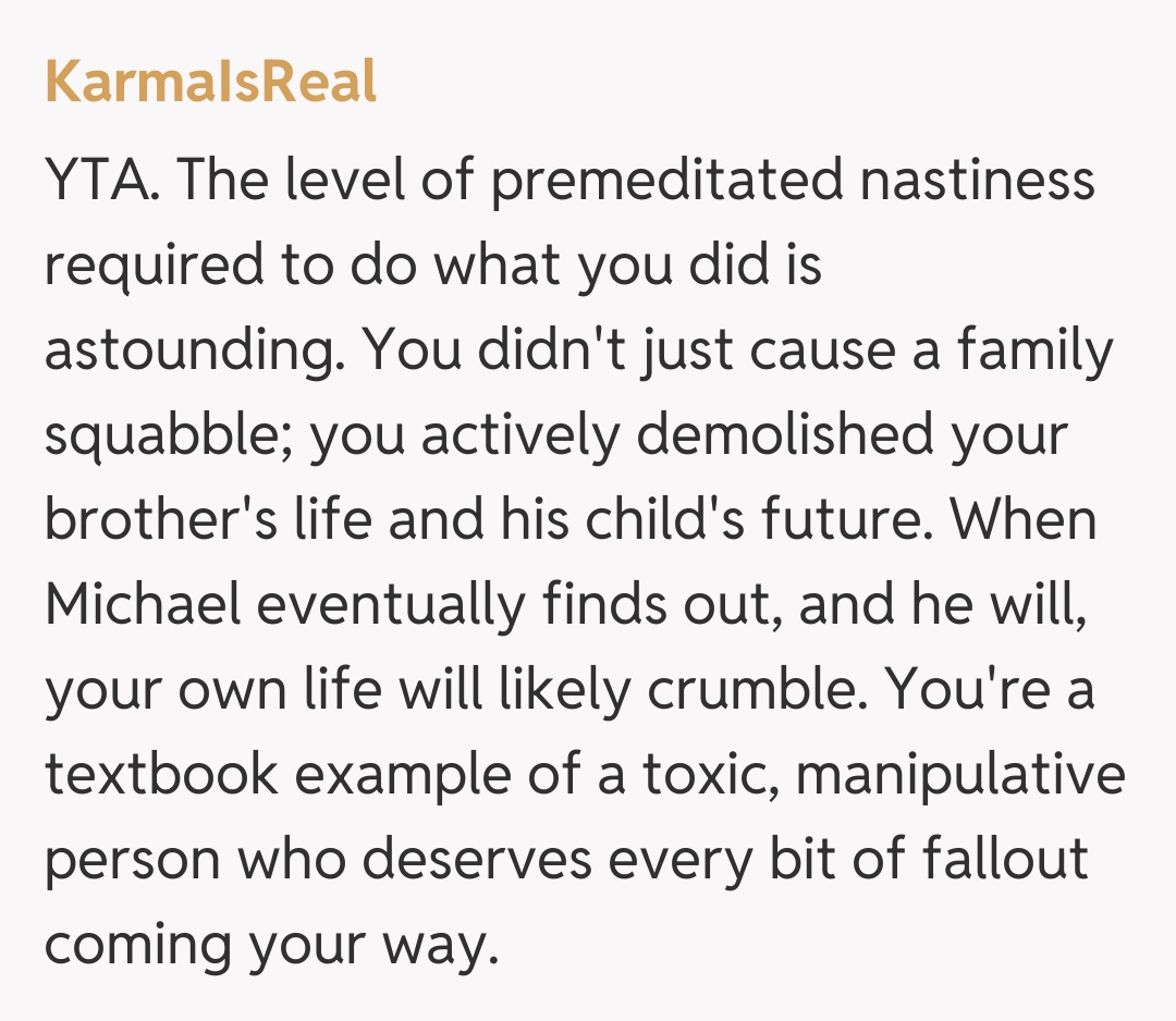 Comentariu de la KarmaIsReal