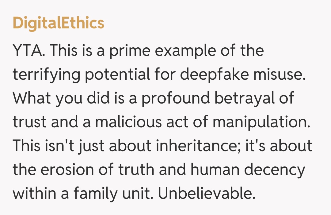 Comentariu de la DigitalEthics