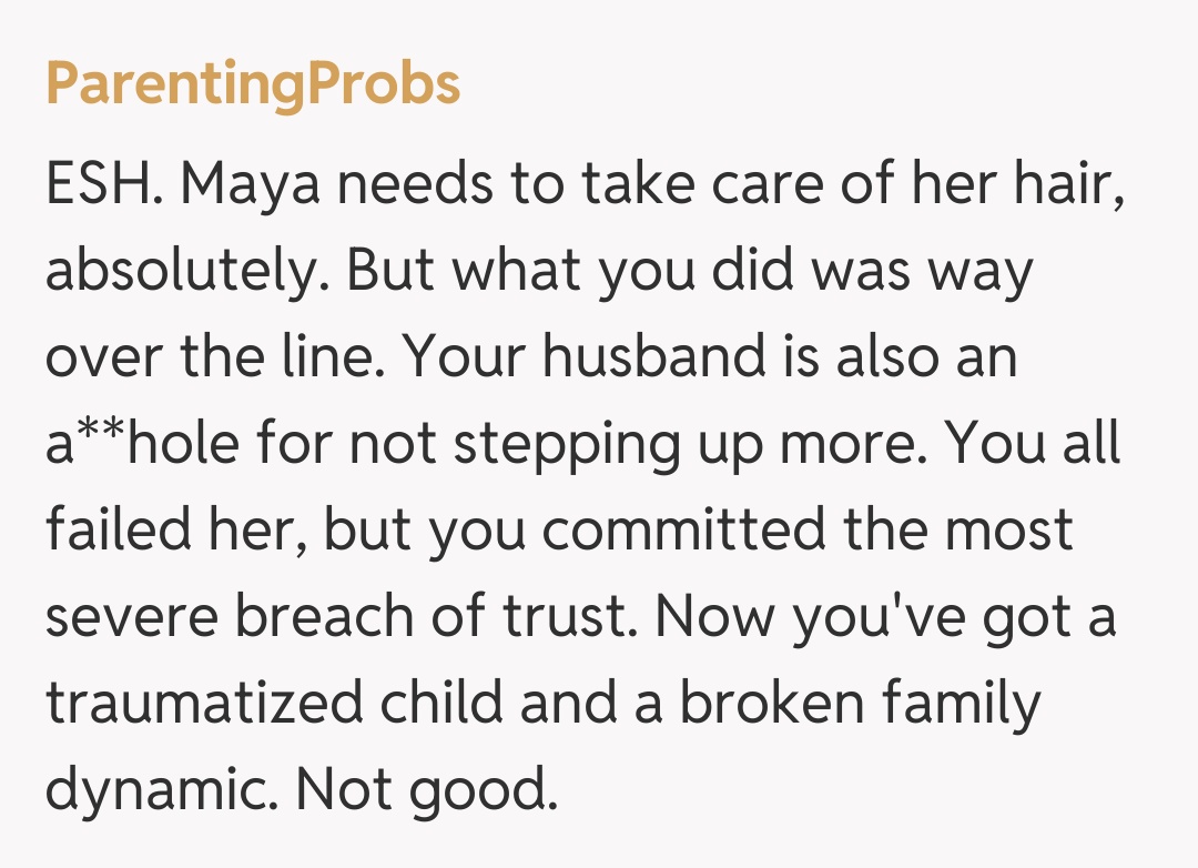 Comentariu de la ParentingProbs