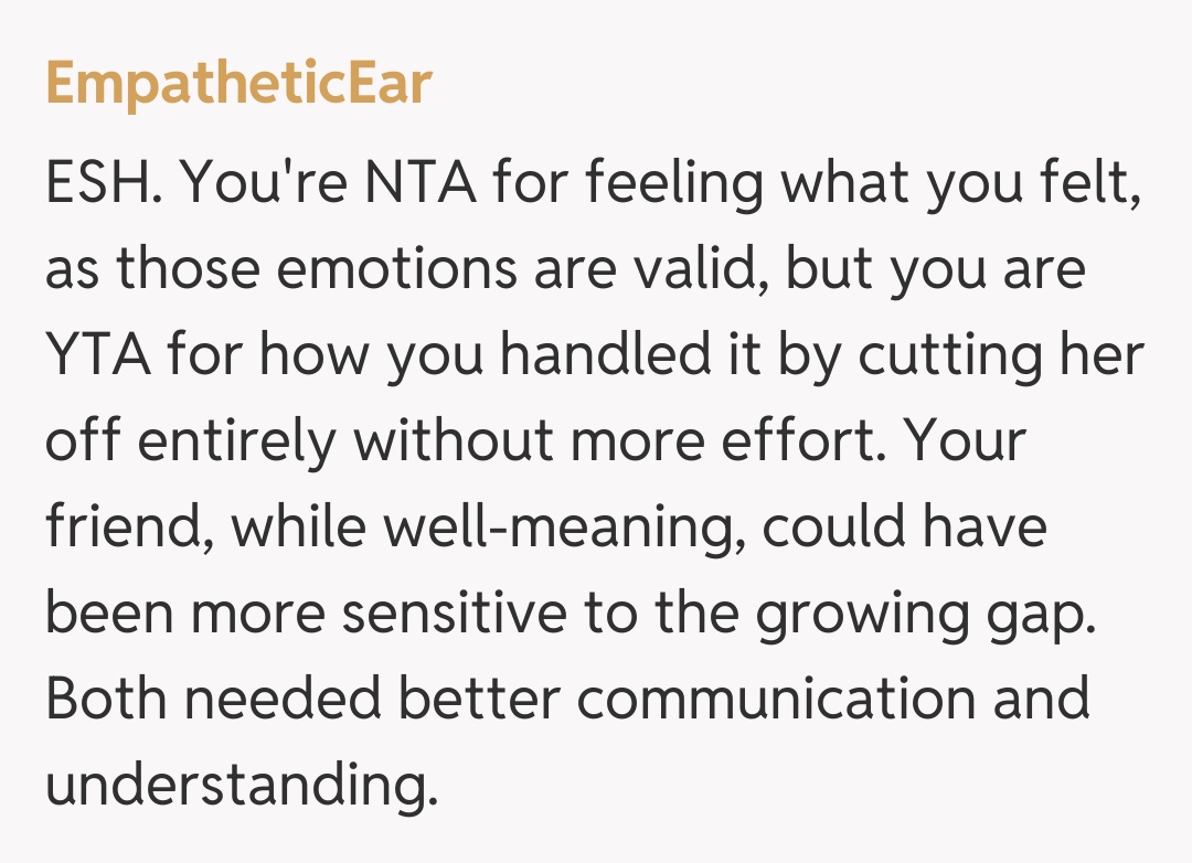 Comentariu de la EmpatheticEar