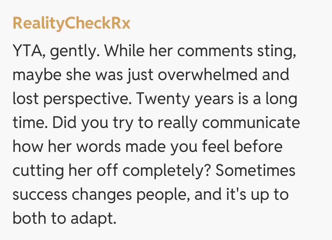 Comentariu de la RealityCheckRx