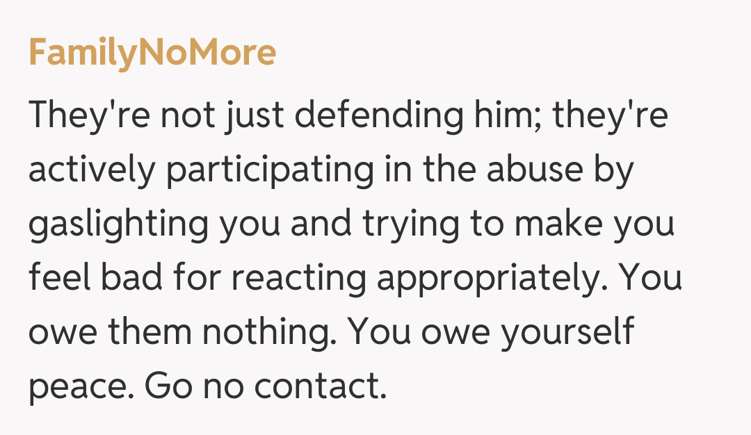 Comentariu de la FamilyNoMore