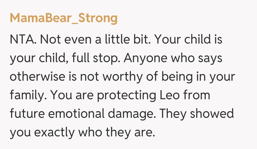 Comentariu de la MamaBear_Strong