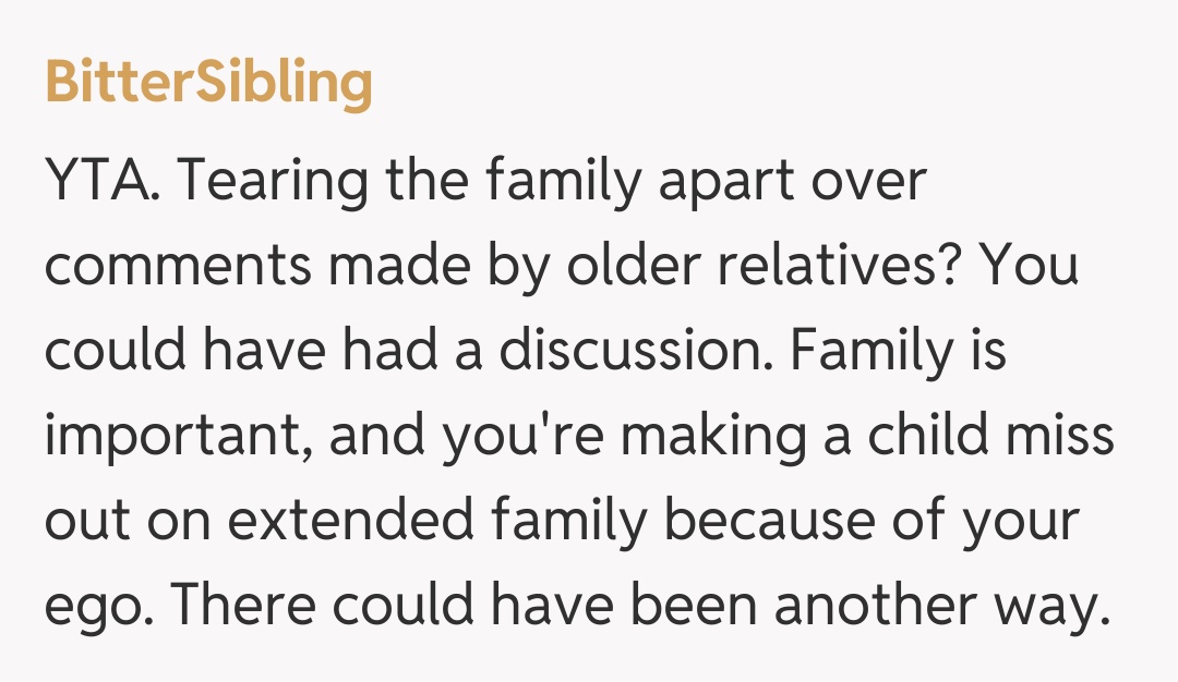 Comentariu de la BitterSibling