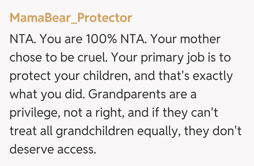 Comentariu de la MamaBear_Protector
