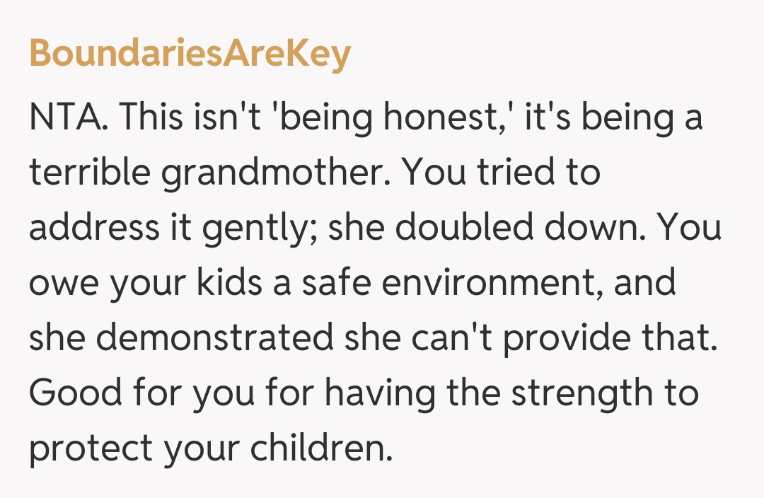 Comentariu de la BoundariesAreKey