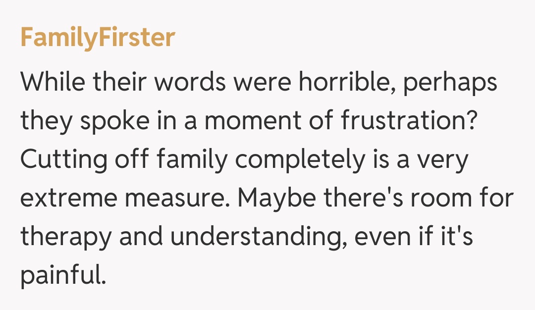 Comentariu de la FamilyFirster