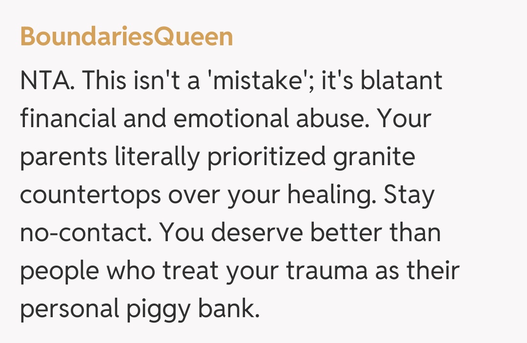 Comentariu de la BoundariesQueen