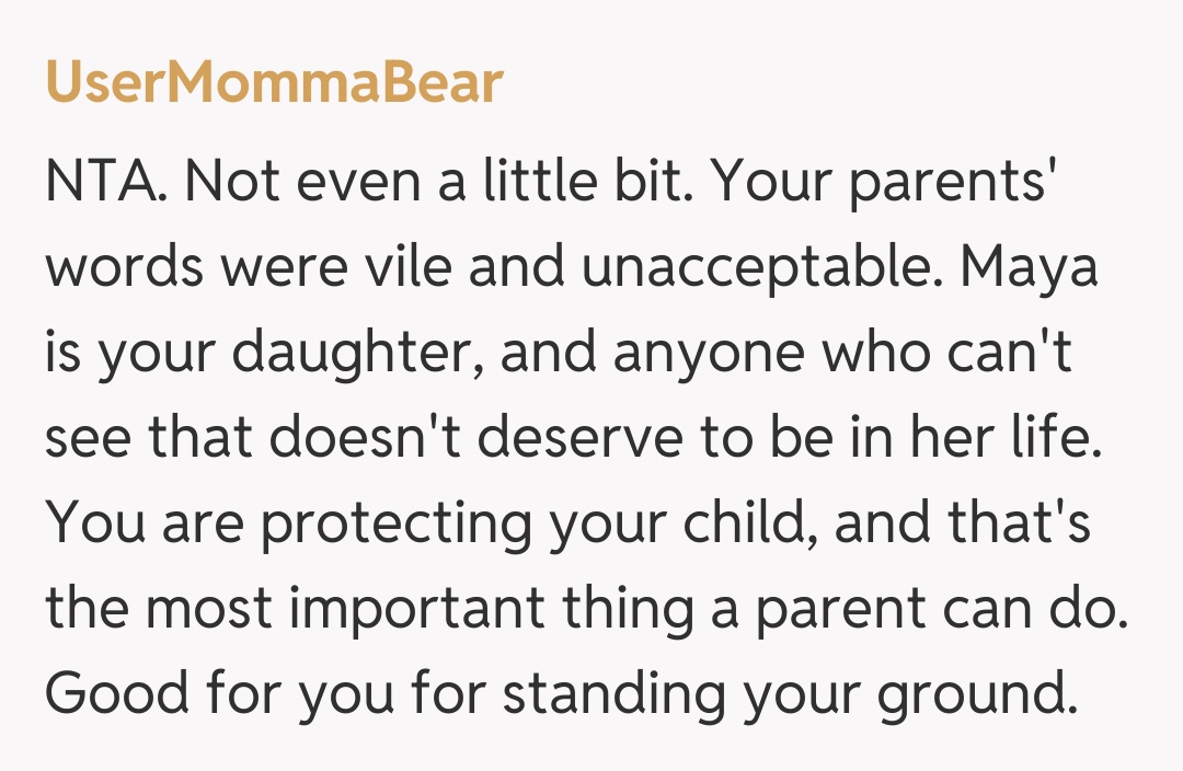 Comentariu de la UserMommaBear