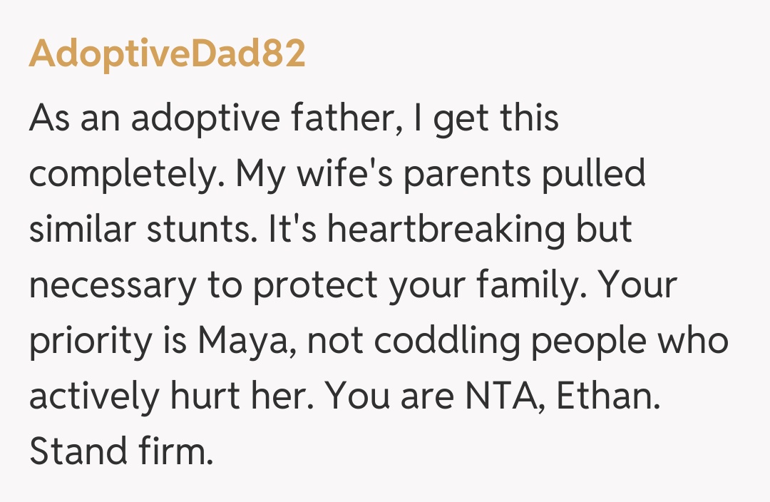 Comentariu de la AdoptiveDad82