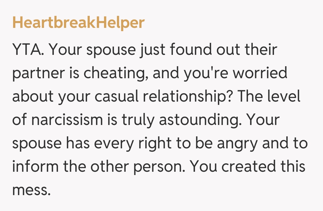 Comentariu de la HeartbreakHelper