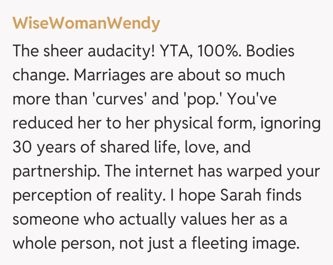 Comentariu de la WiseWomanWendy