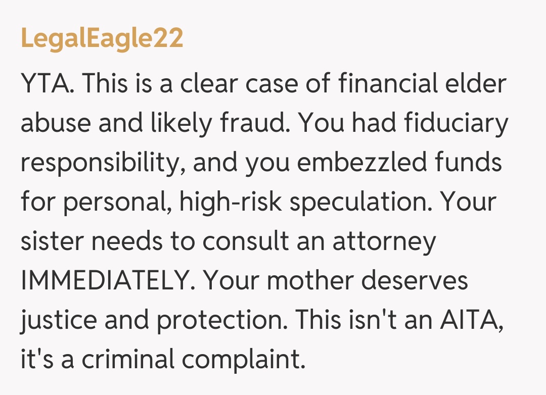 Comentariu de la LegalEagle22