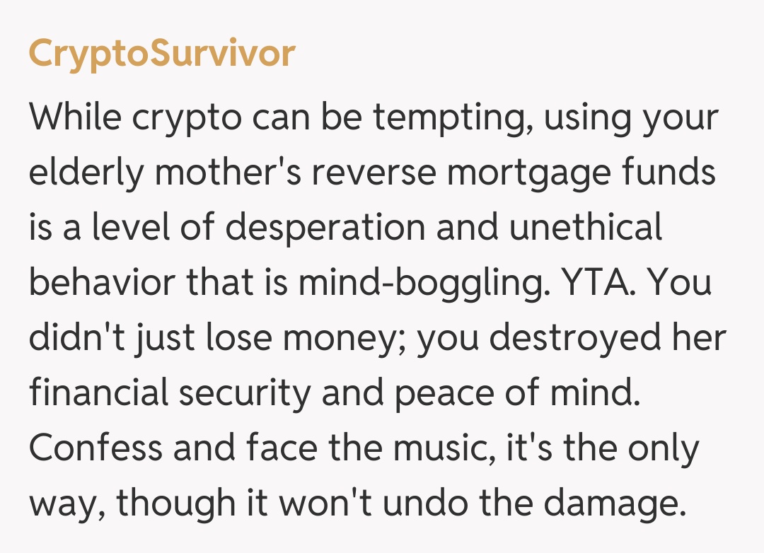 Comentariu de la CryptoSurvivor