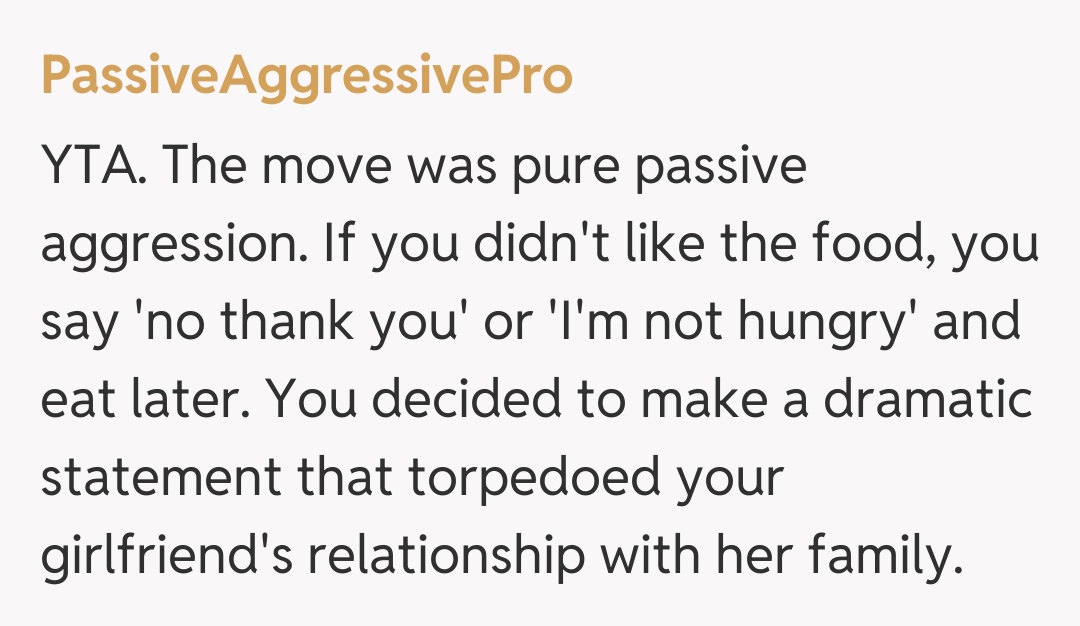 Comentariu de la PassiveAggressivePro