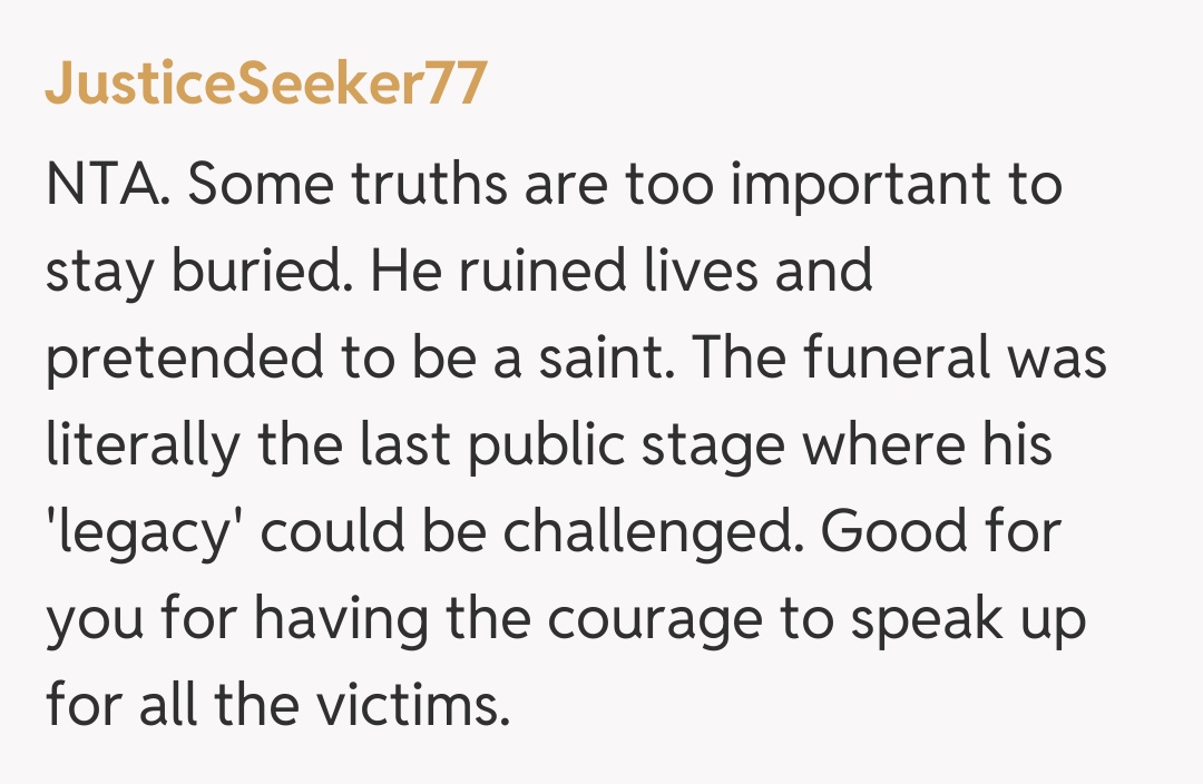 Comentariu de la JusticeSeeker77