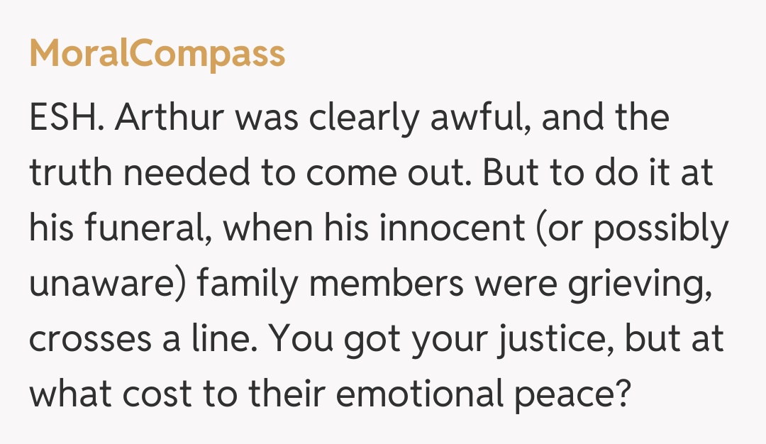 Comentariu de la MoralCompass