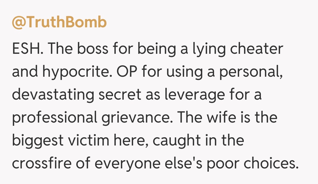 Comentariu de la @TruthBomb