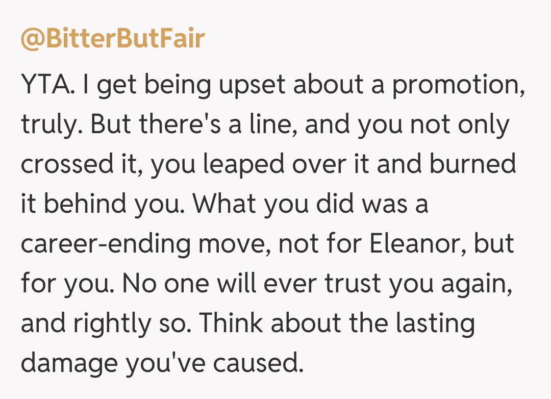 Comentariu de la @BitterButFair