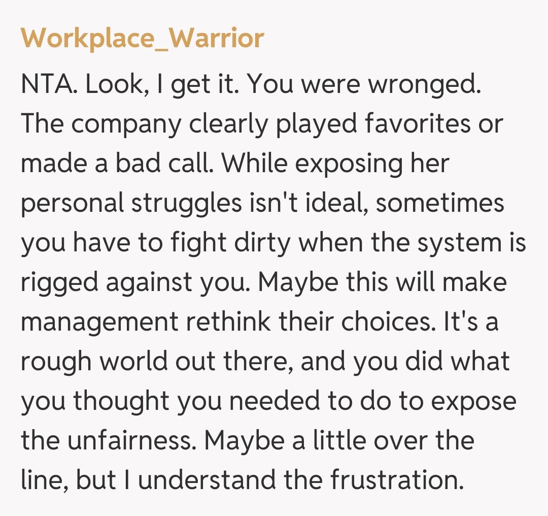 Comentariu de la Workplace_Warrior