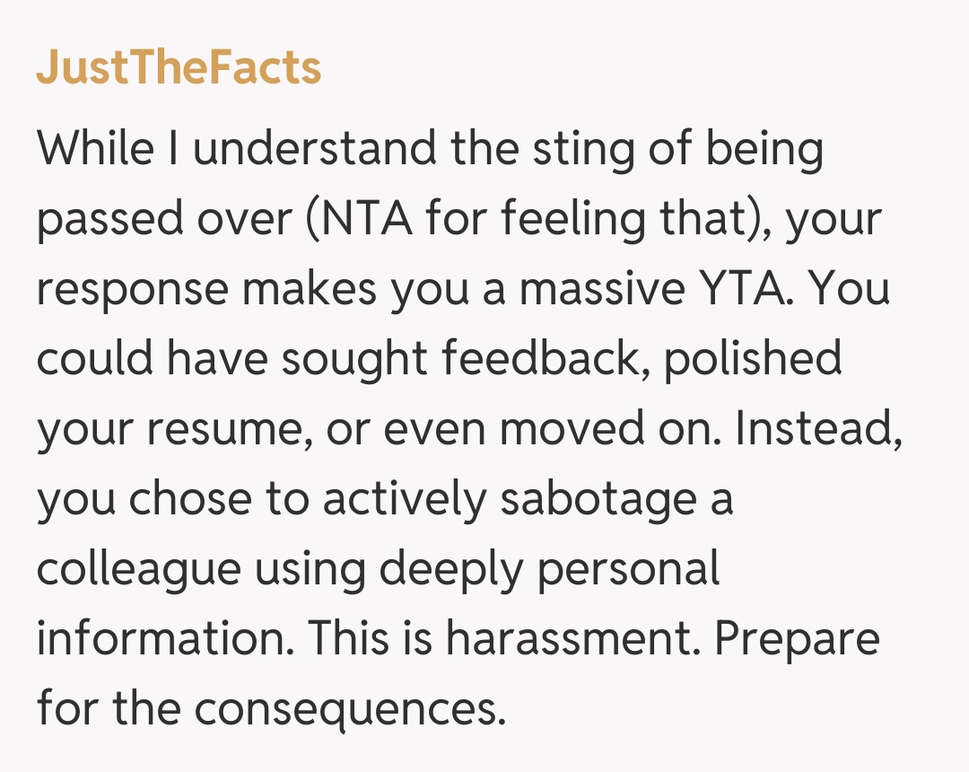 Comentariu de la JustTheFacts