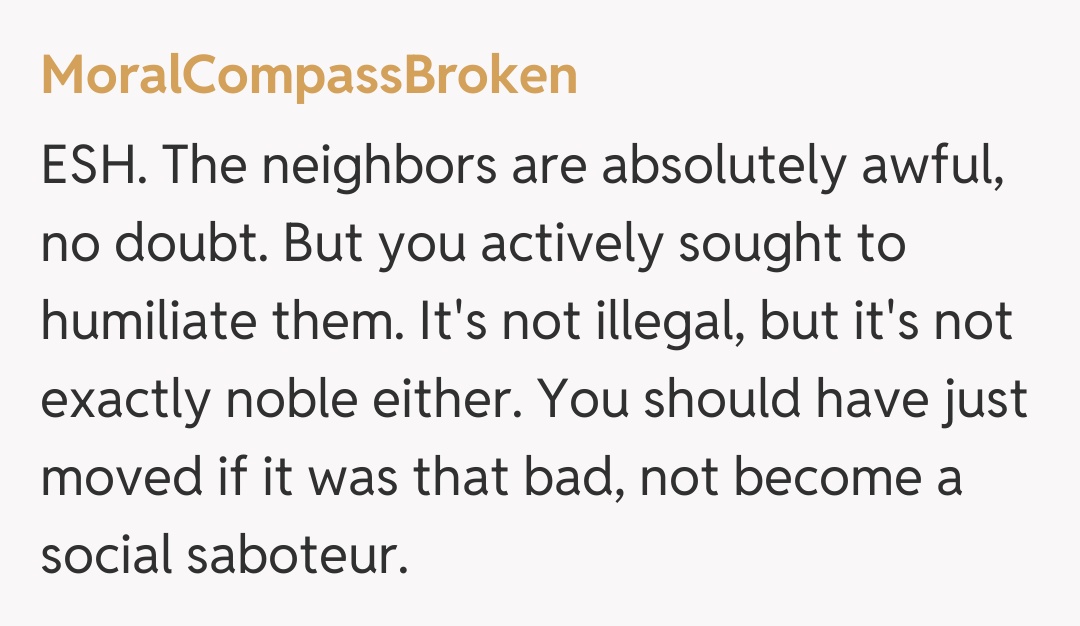 Comentariu de la MoralCompassBroken