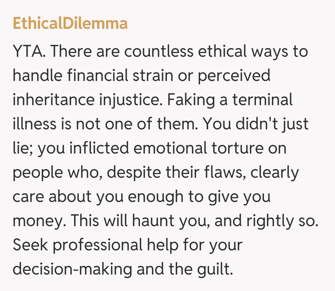 Comentariu de la EthicalDilemma