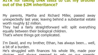 Photo of AITA for faking DNA tests to cut my brother out of the $2M inheritance?