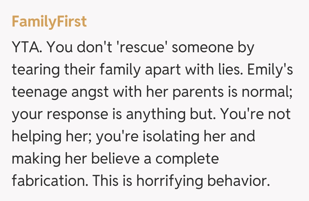 Comentariu de la FamilyFirst