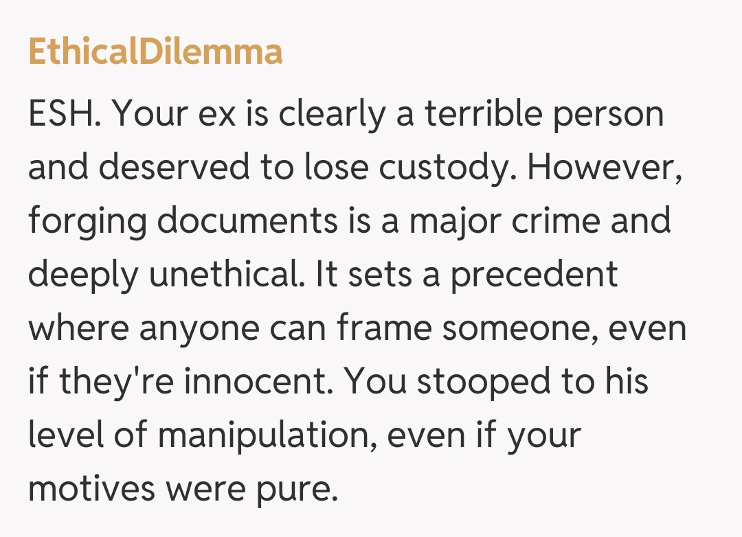 Comentariu de la EthicalDilemma