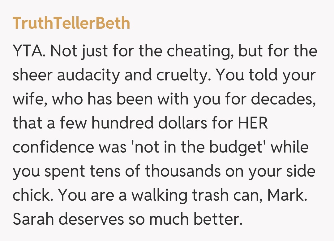 Comentariu de la TruthTellerBeth