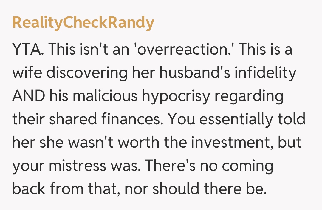 Comentariu de la RealityCheckRandy