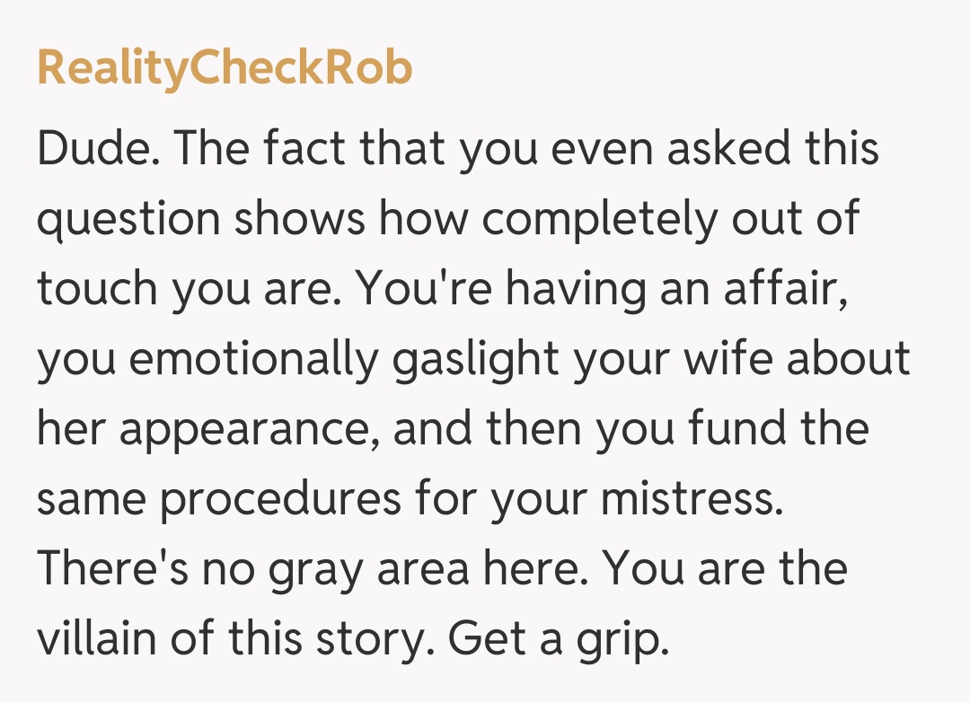 Comentariu de la RealityCheckRob