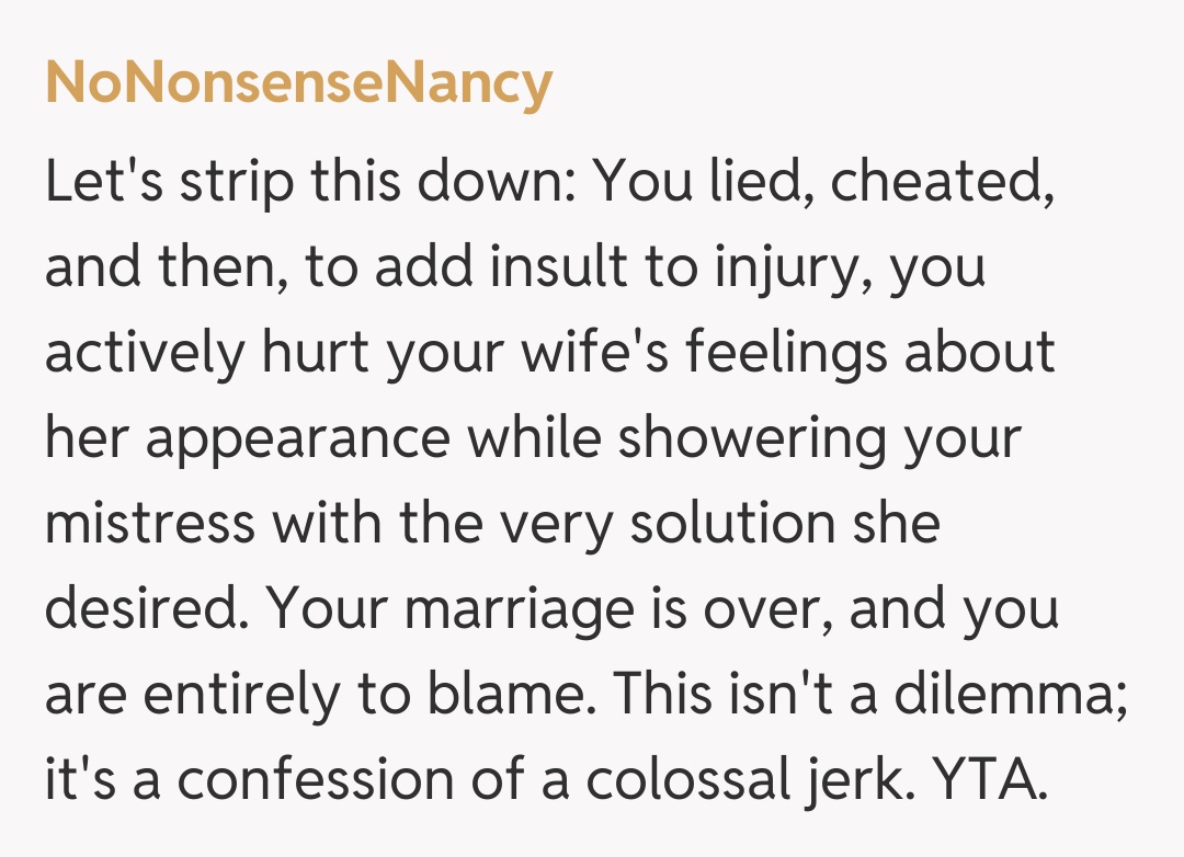 Comentariu de la NoNonsenseNancy