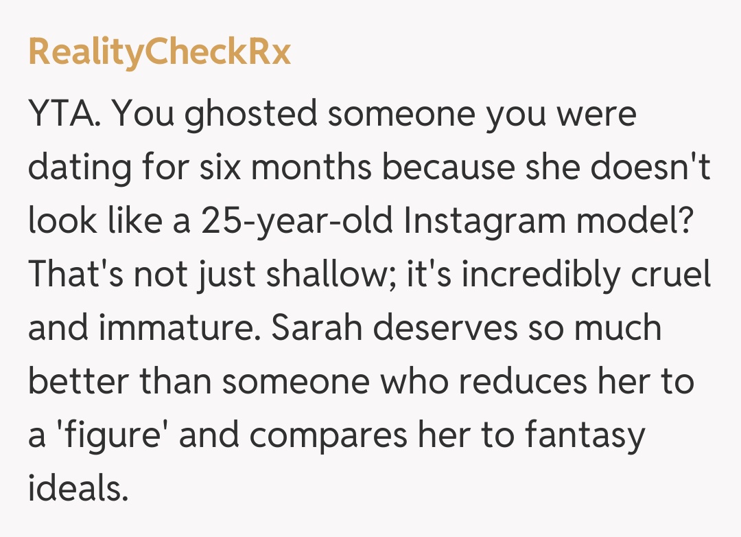 Comentariu de la RealityCheckRx