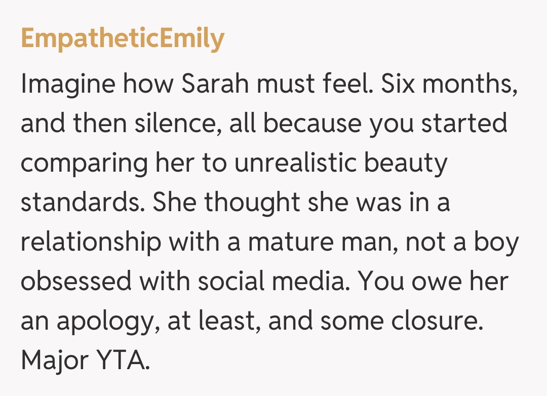 Comentariu de la EmpatheticEmily