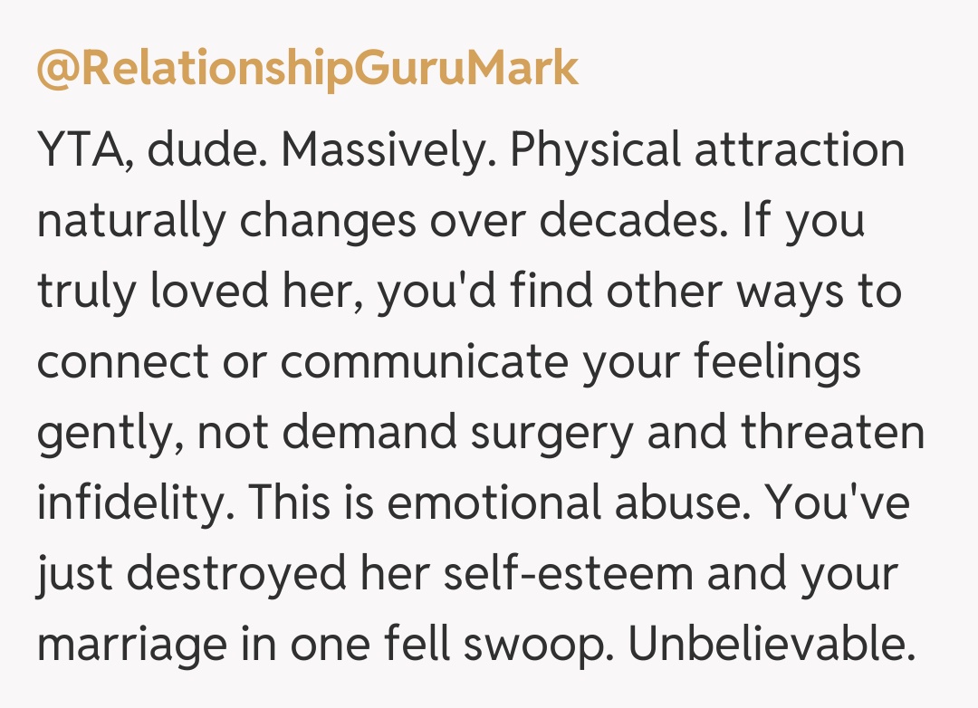 Comentariu de la @RelationshipGuruMark