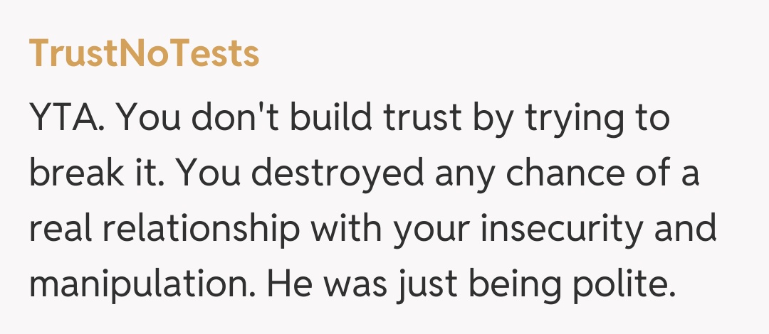 Comentariu de la TrustNoTests