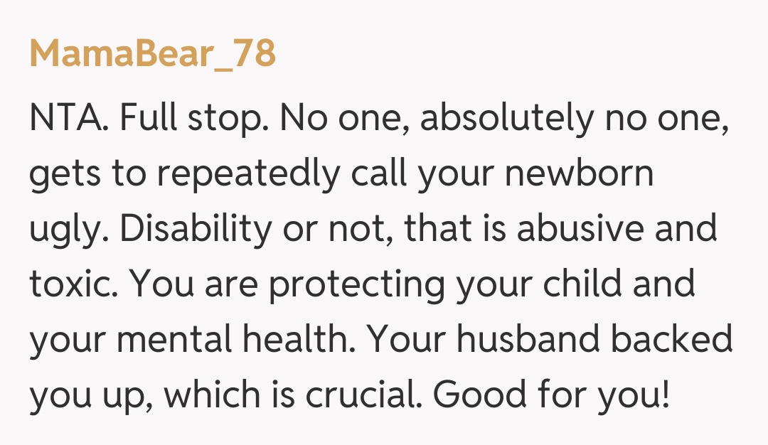 Comentariu de la MamaBear_78