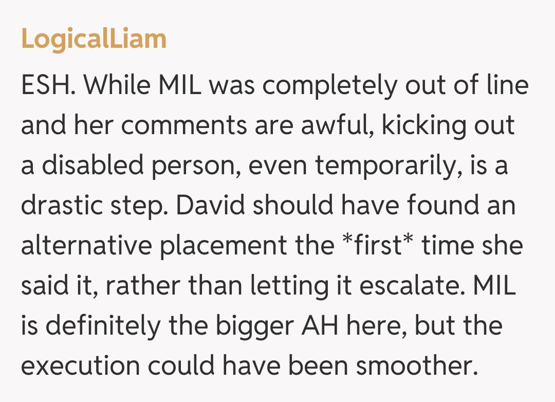 Comentariu de la LogicalLiam