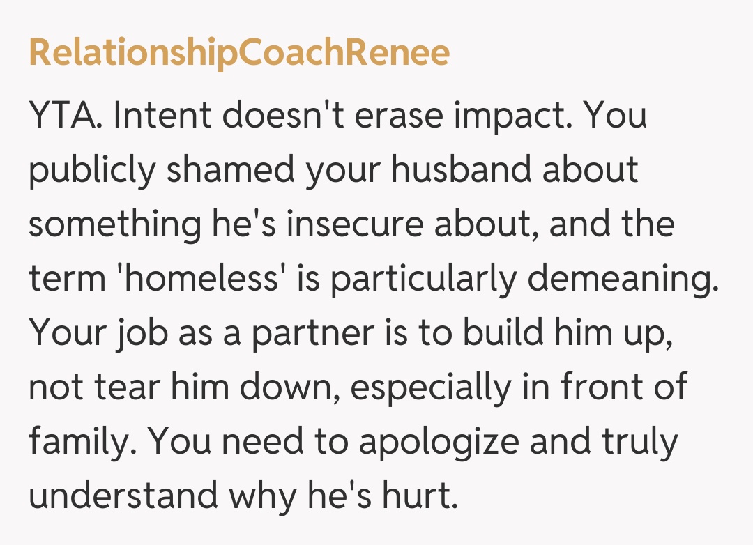 Comentariu de la RelationshipCoachRenee