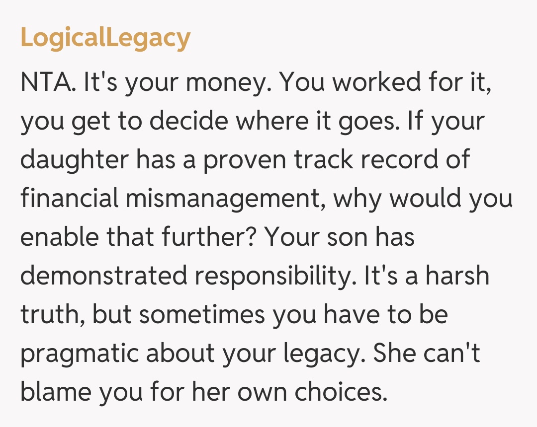 Comentariu de la LogicalLegacy