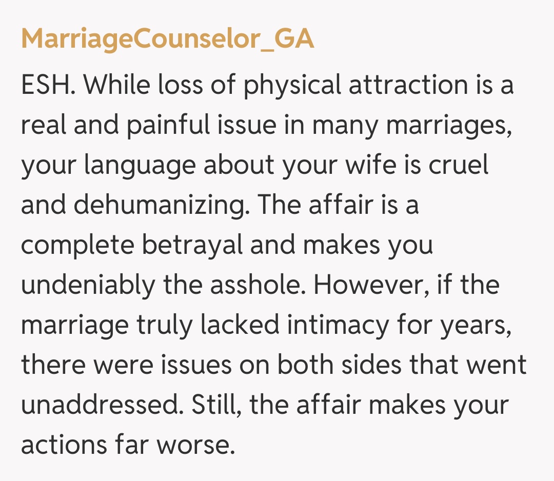 Comentariu de la MarriageCounselor_GA