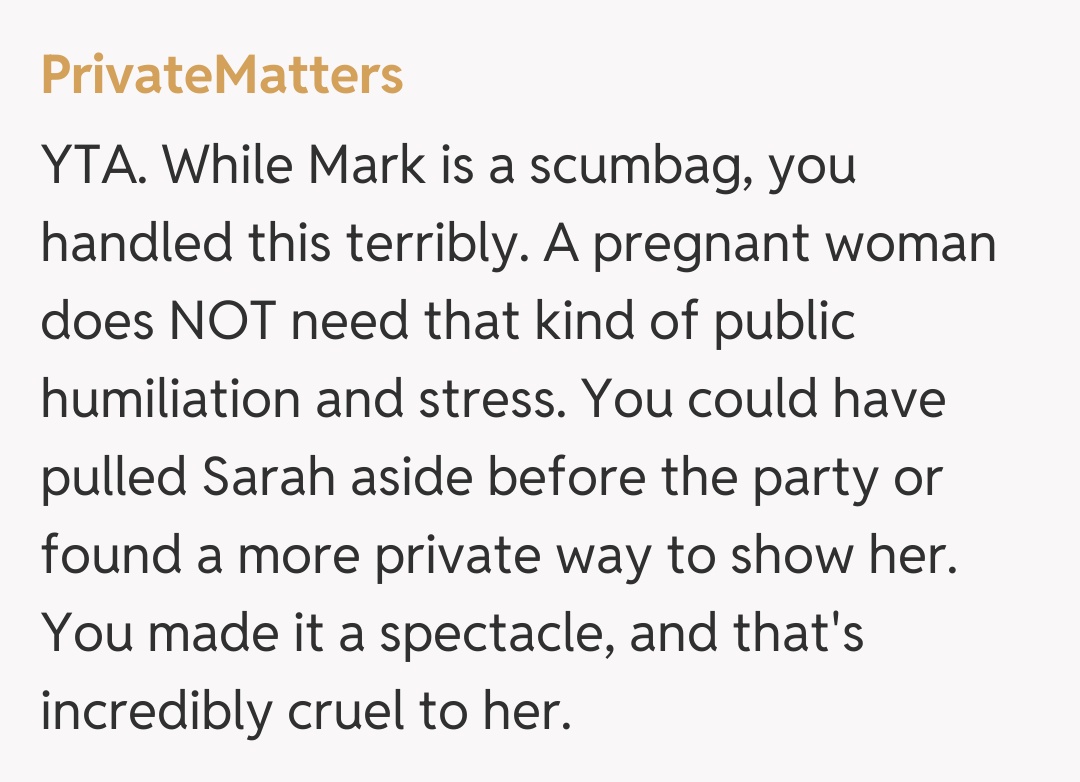 Comentariu de la PrivateMatters