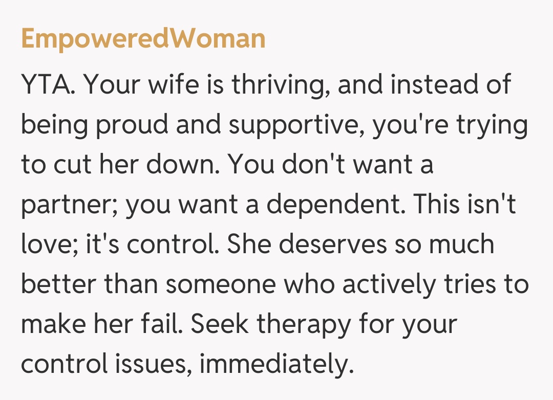 Comentariu de la EmpoweredWoman