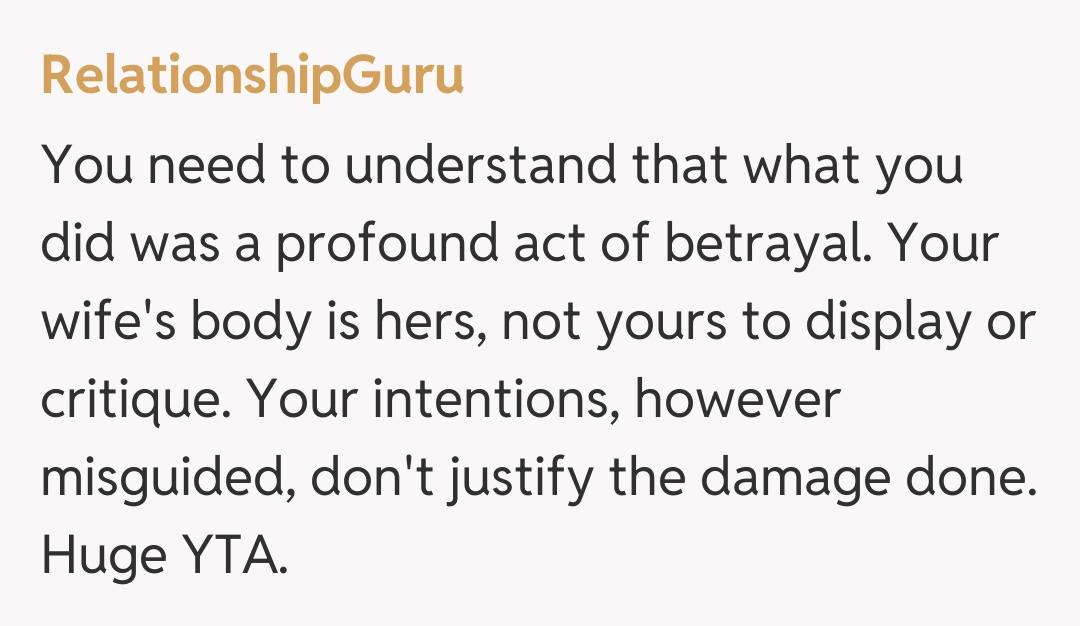 Comentariu de la RelationshipGuru