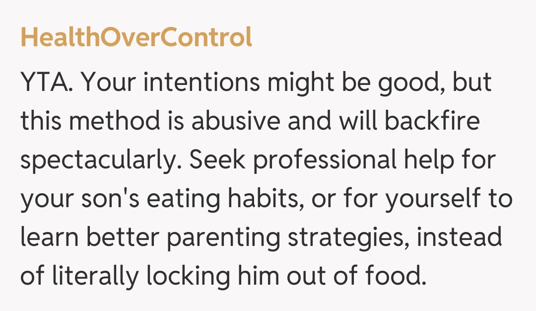 Comentariu de la HealthOverControl