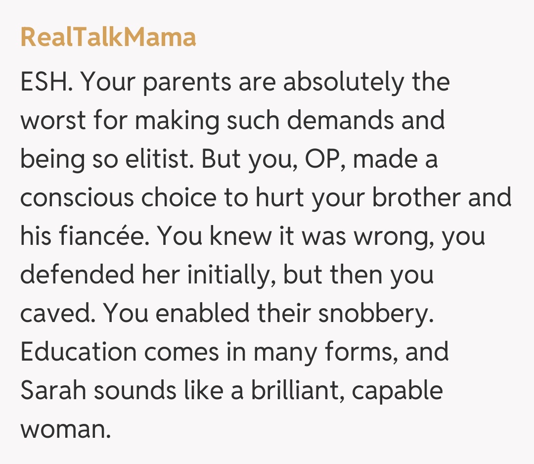 Comentariu de la RealTalkMama